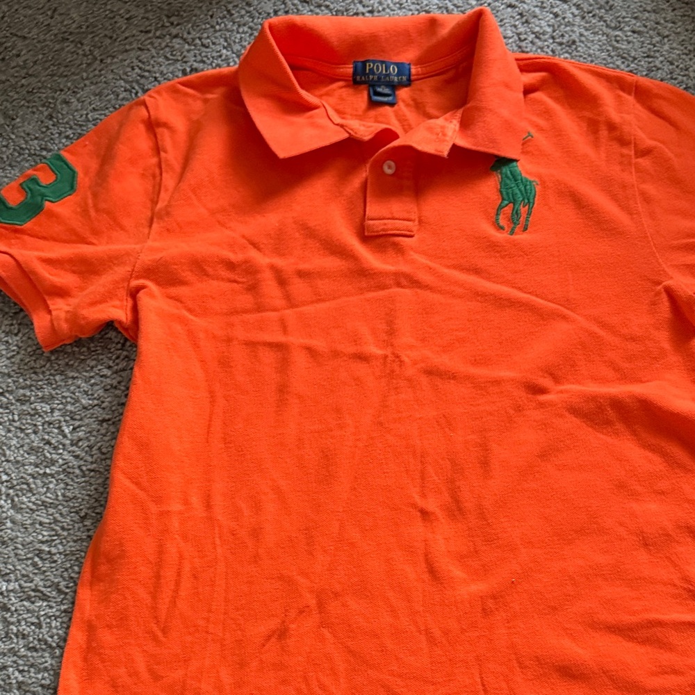 Polo by Ralph Lauren Kids Bright Orange Polo Shirt